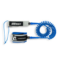 Sup coiled Leash - Grey/Blue Color - 10’’ / 305 cm - HSPCNP001072 - hydrosport Cressi